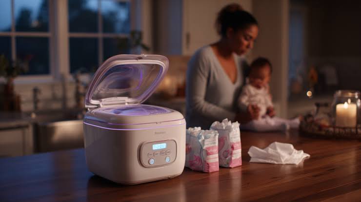 Parent's Choice baby care product lineup on a store shelf