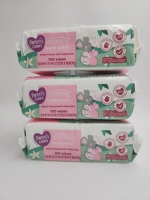 Parents choice wipes fragrance free packaging
